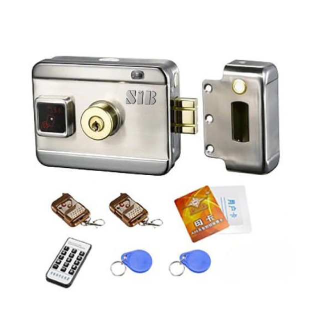 كالون باب حديد كهرباء لطش فضي