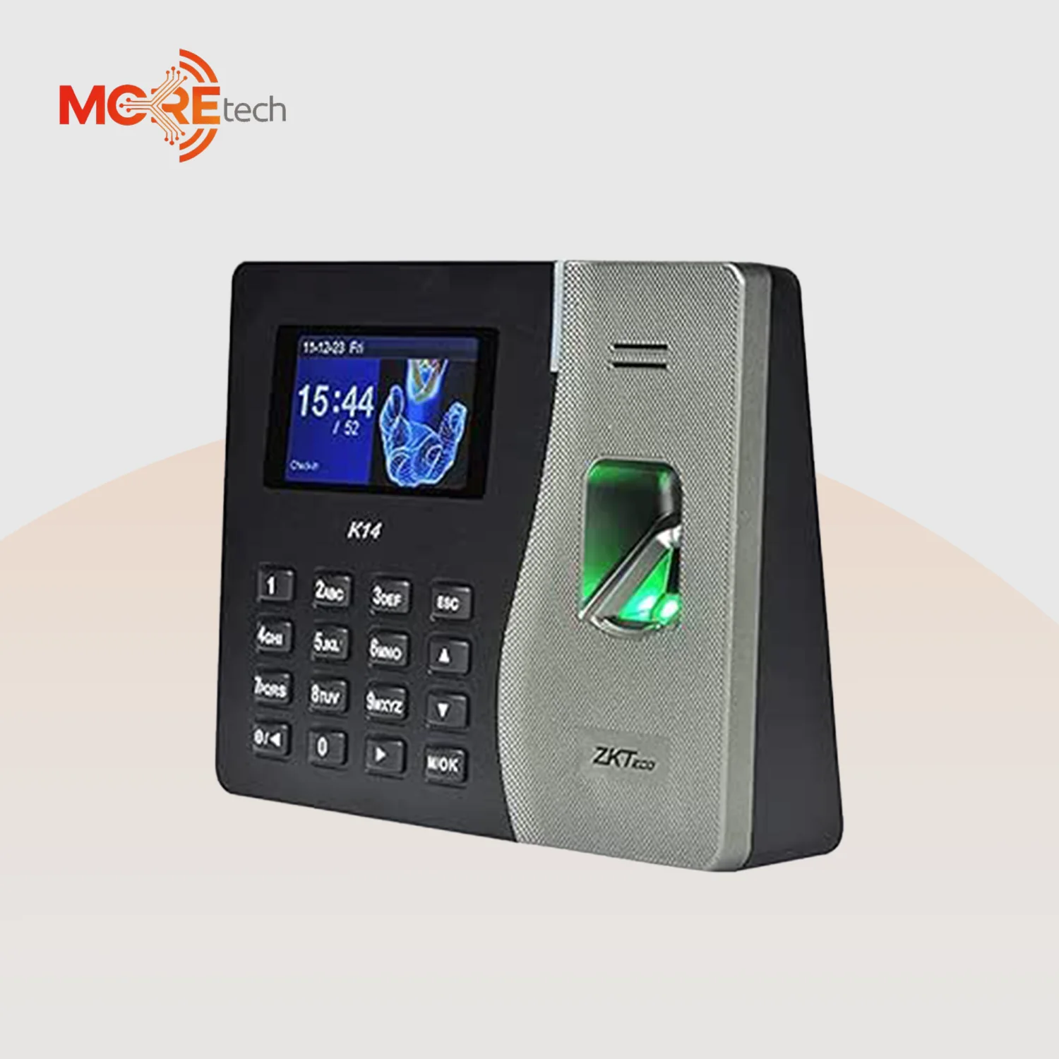 جهاز حضور وانصراف ZKTeco K14 Pro بصمة وكارت وشبكة